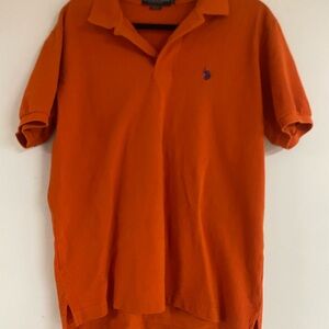 U.S. Polo Assn. Vibrant Orange Polo Shirt